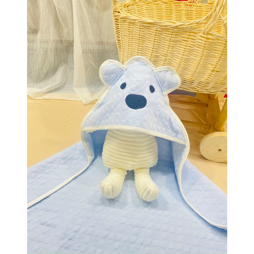 Chăn ủ cho bé - ủ choàng cho bé sơ sinh Oh Baby cao cấp