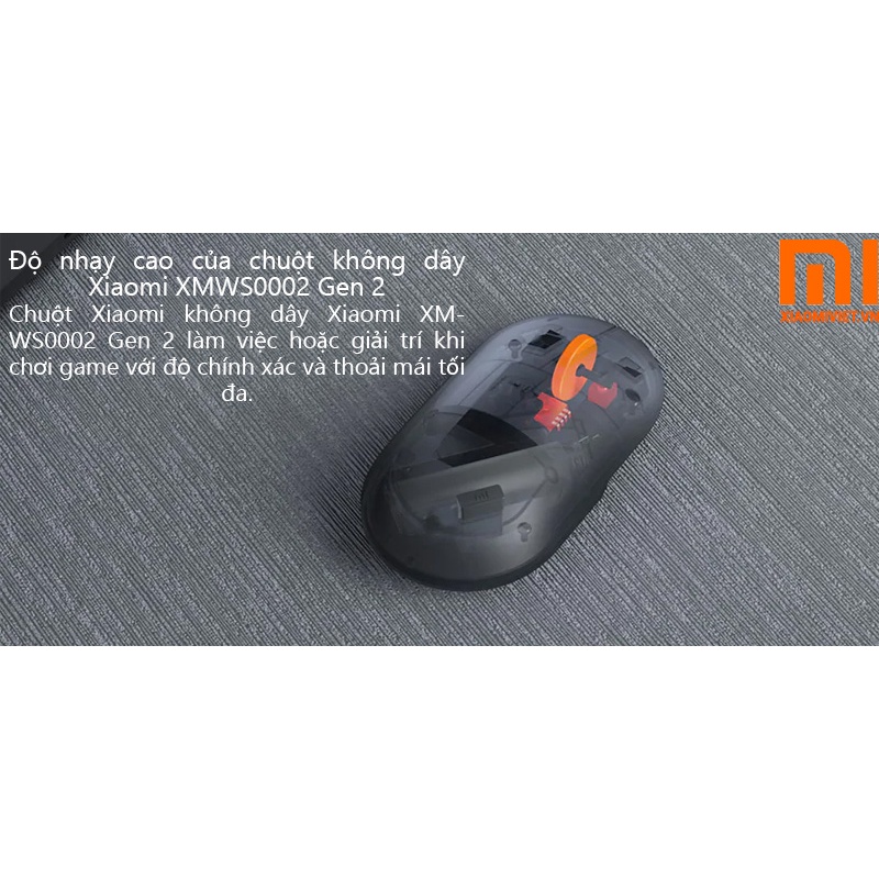 (*)GIAO HỎA TỐC CHUỘT KHÔNG DÂY Xiaomi Gen 2 Wireless Portable Mouse [Fullbox]