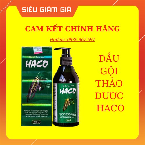 DẦU GỘI THẢO DƯỢC HACO Chính Hãng