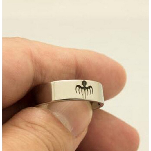 Nhẫn Thép Titan Khắc Chữ james bond 007