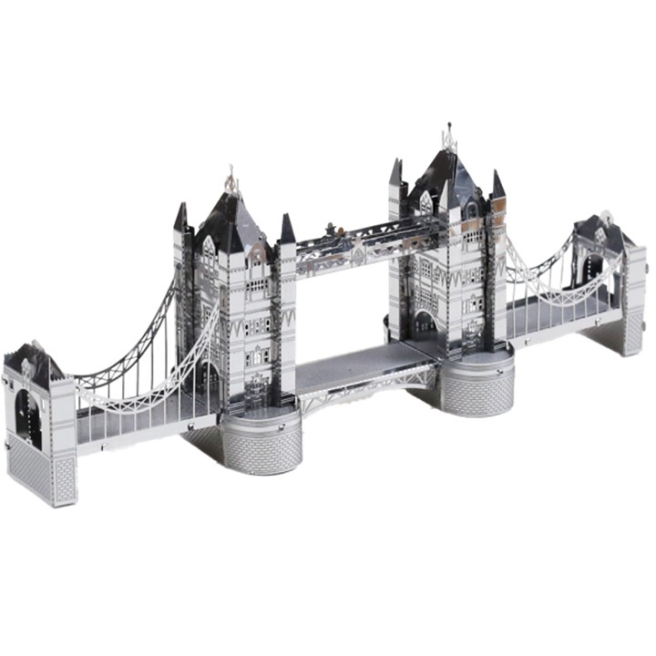 XEM VIDEO - Đồ chơi lắp ghép mô hình 3D bằng thép Cầu London Bridge 09 -DC2154