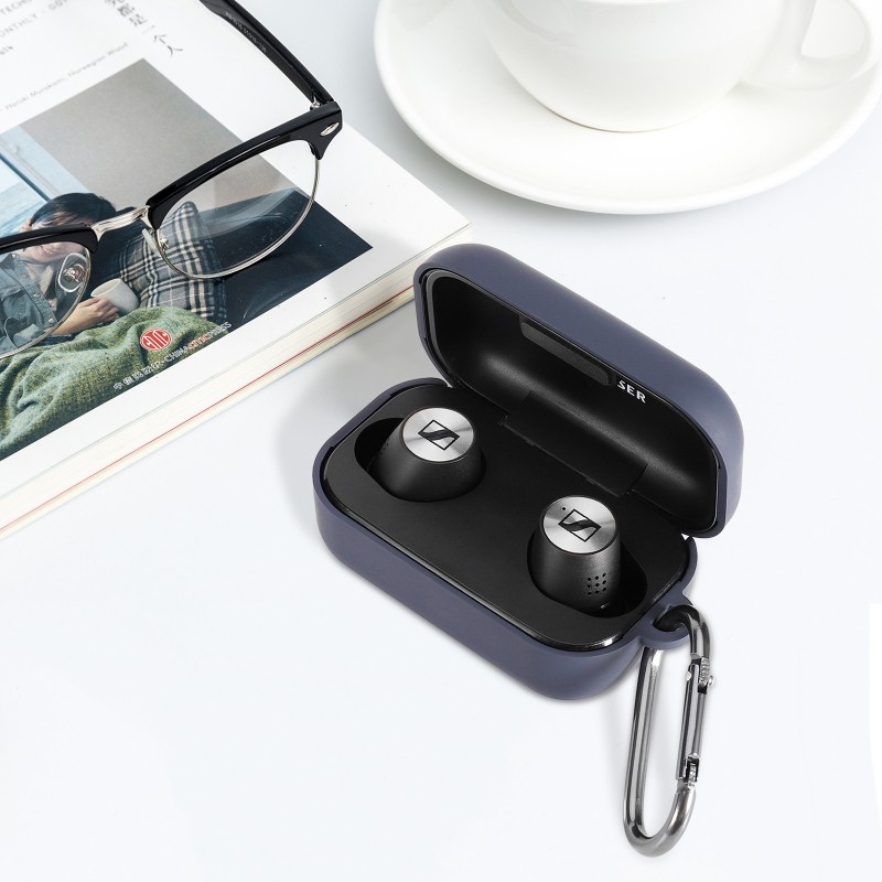 Vỏ bảo vệ hộp sạc tai nghe bluetooth Sennheiser Momentum True Wireless 2 bằng PC cứng