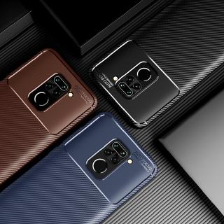 Ốp điện thoại silicone phủ sợi carbon thời trang chống sốc cho XIAOMI REDMI NOTE 9 PRO MAX 9s