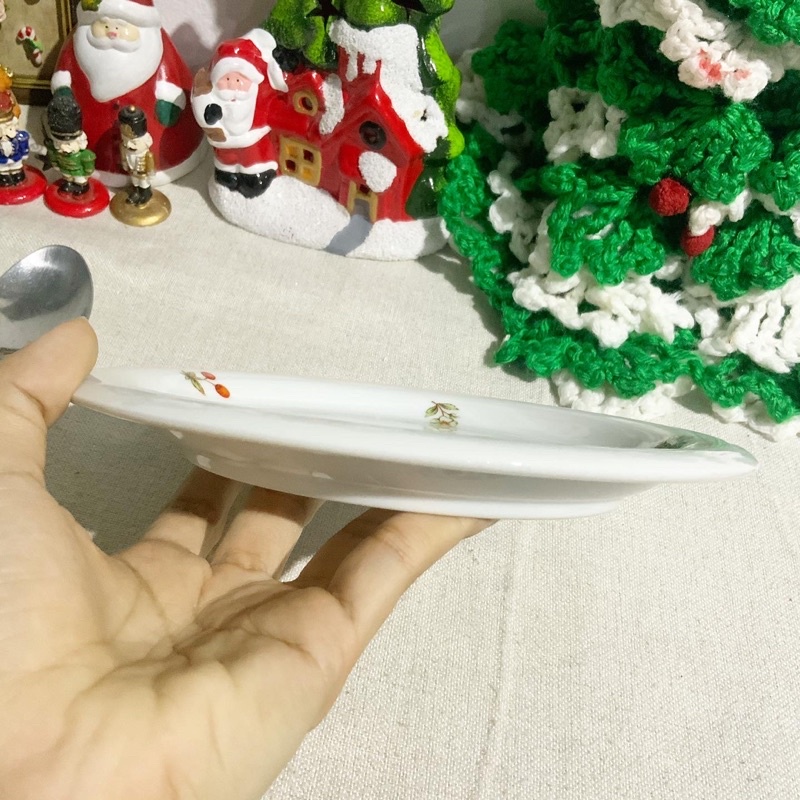 Dĩa sứ Nhật Bản hoa trái cây - gốm sứ hoạt hình dễ thương