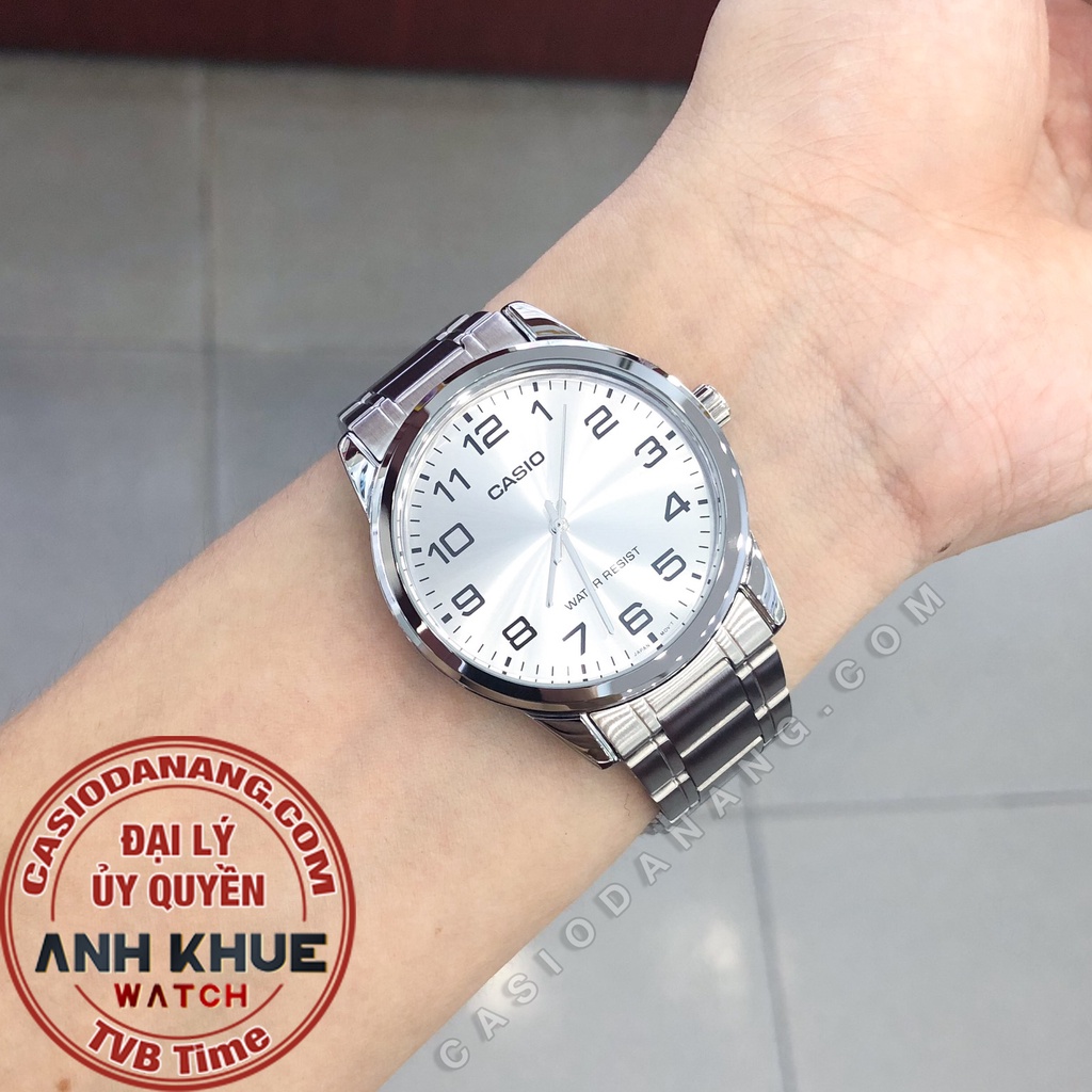 Đồng hồ nam dây kim loại Casio Standard chính hãng Anh Khuê MTP-V001D-7BUDF (38mm)