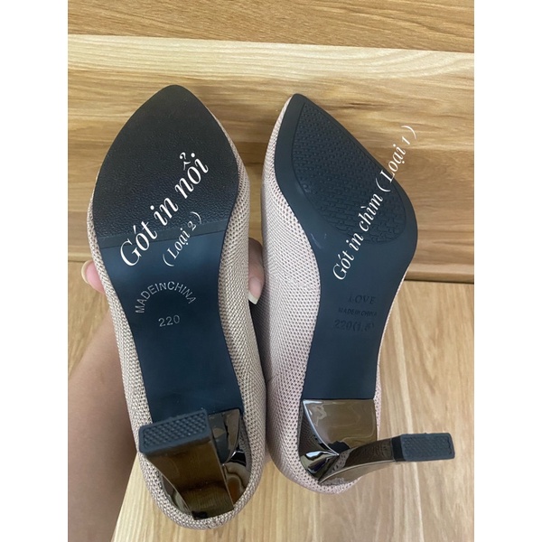 _ Boots len  mũi nhọn co giãn cao gót hàng cao cấp