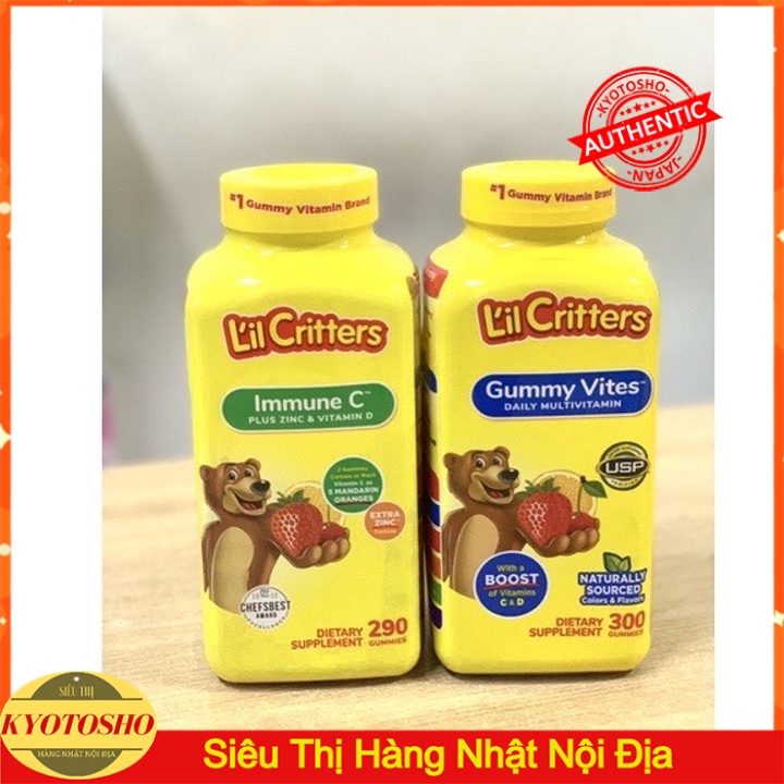 ơi Kẹo Dẻo Bổ Sung Vitamin Gấu Lil'Critter Gummy Vites Multivitamin Complete Cho Trẻ Từ 2 Tuổi 300 Viên