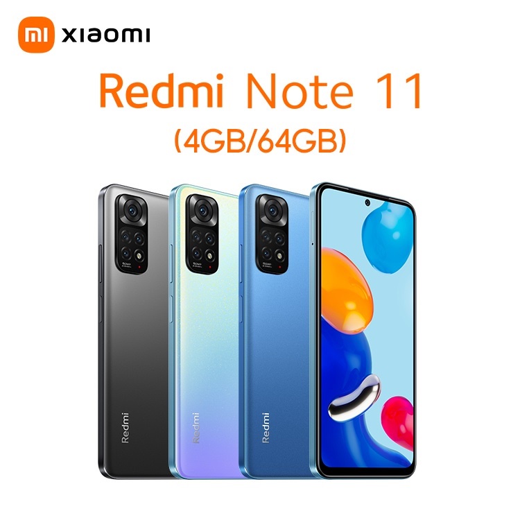 Điện thoại Redmi Note 11 4GB 64GB | Pin 5000mAh | Snapdragon 680 | Sạc nhanh 33W - Chính Hãng Digiworld