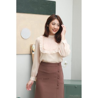 Sơ mi tơ bèo ngực ( giá sale)