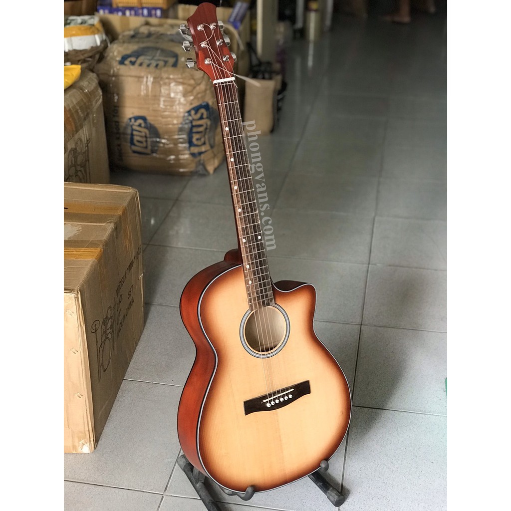 [TẶNG KÈM BAO +PHÍM] Đàn guitar acoustic VE70 sinh viên giá rẻ