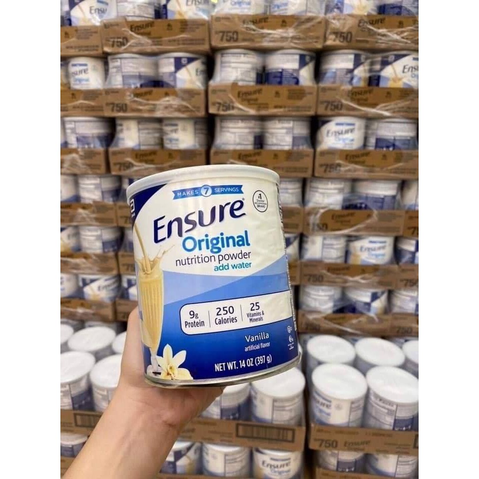 SỮA BỘT ENSURE ORIGINAL NUTRITION POWDER ADD WATER 397GR