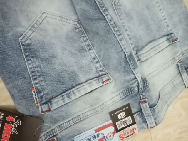 (vcbshop) Quần jean nam wash bạc trơn phong cách trẻ trung có size đại nha khách 5678 | BigBuy360 - bigbuy360.vn