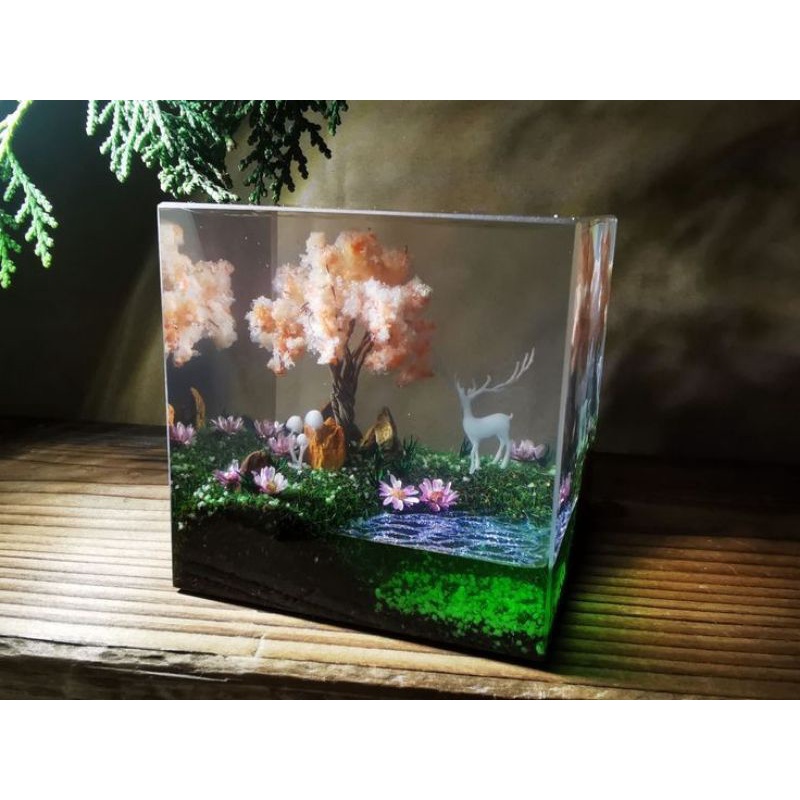 9 mẫu mô hình nai sừng mini dùng trong trang trí Resin thủ công.