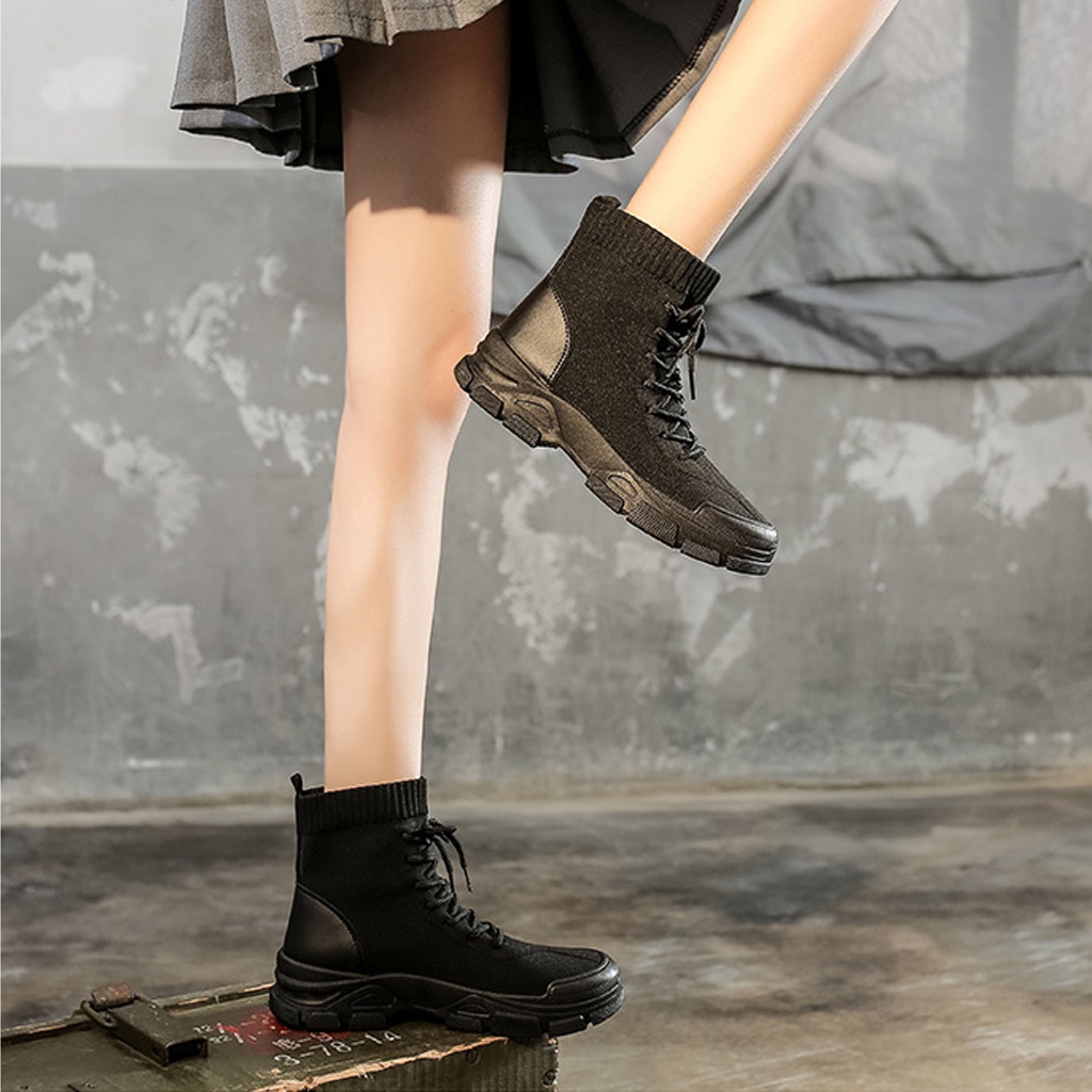 Giày boots nữ cao cổ trắng ulzzang đùi trơn cao gót giá rẻ phong cách Hàn Quốc size từ 36 đến 39 VAPIDA MS28