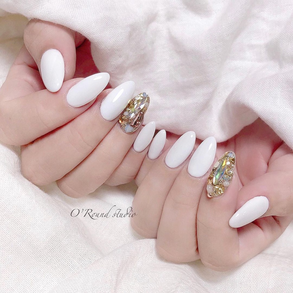 Sơn gel Milan cao cấp chính hãng màu đen, trắng sữa (trắng tinh), trắng gạo (nước gạo) 15ml