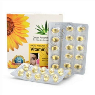 10 Viên Vitamin E 400 Hoa Hướng Dương
