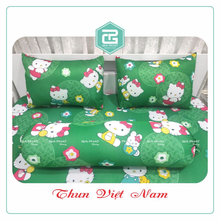 [ Link 3-Hoạt hình ] Áo gối /vỏ gối thun lạnh Việt Nam kích thước: 40 x60cm, 50x70cm, 35x100cm