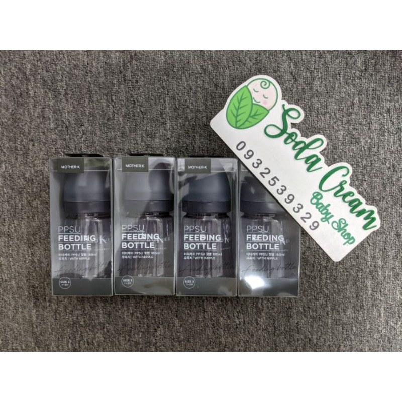 Bình sữa/núm ti MOTHER K PPSU 180ml/280ml