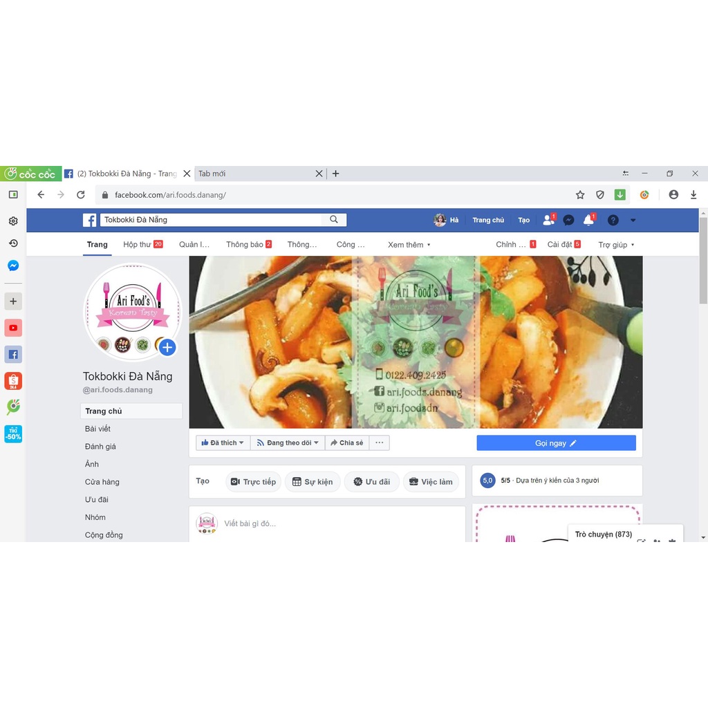 Tokbokki Truyền Thống 500gram Không Kèm Sốt