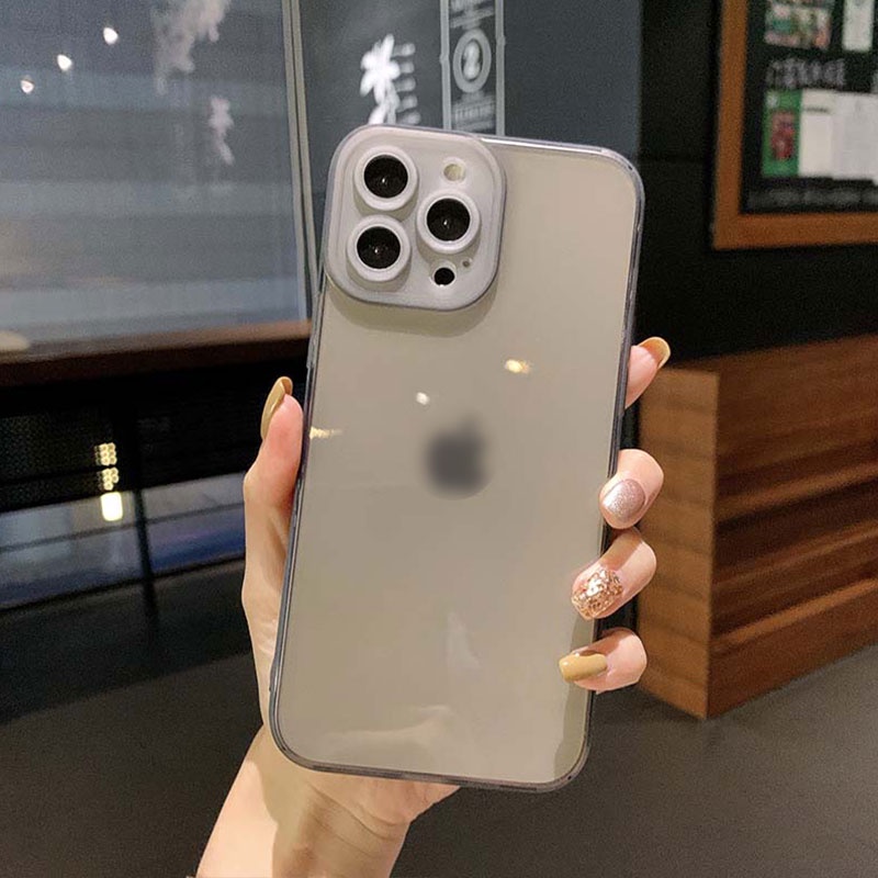 Ốp điện thoại TPU mềm trong suốt thích hợp cho iPhone13 12 11 Pro Max 6 6S 7 8 Plus X XS XR XSMAX