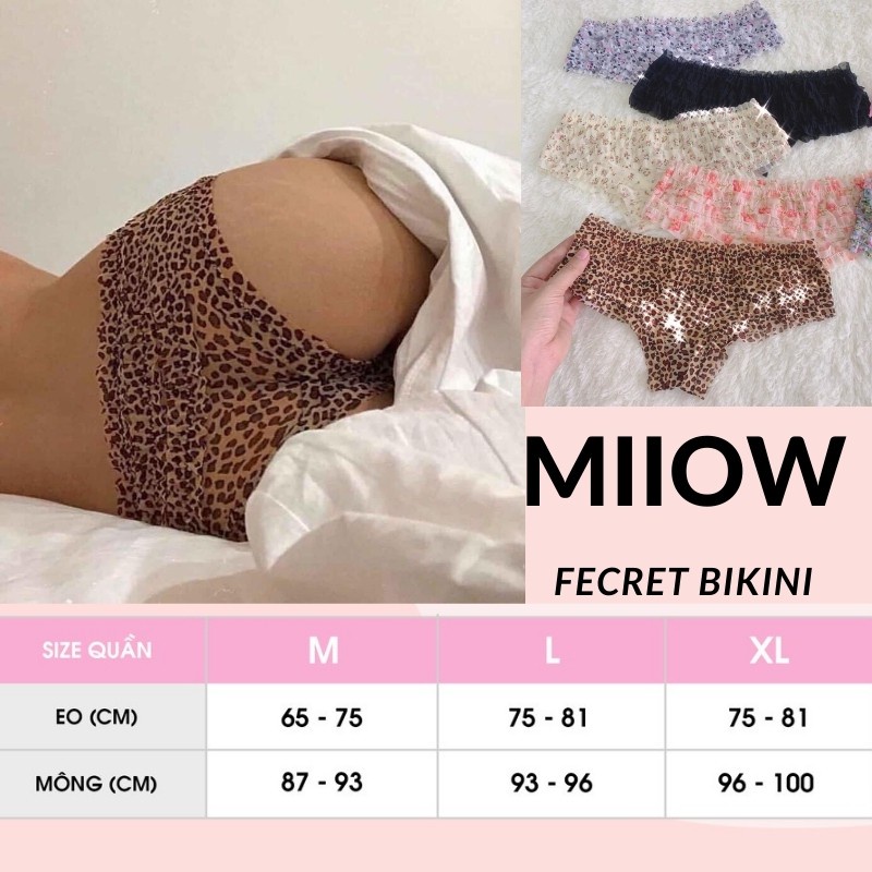 Quần Lót Nữ Ren cao cấp kháng khuẩn sexy  xếp tầng  hoạ tiết viền ren  gợi cảm ôm dáng L1