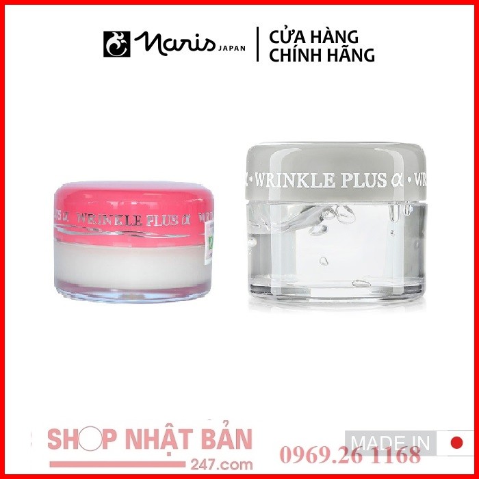 [Chính hãng] Combo Naris Wrinkle Plus dưỡng môi 10g &amp; dưỡng mắt 20g