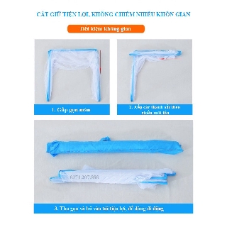 Màn Chụp Chống Muỗi Cao Cấp 1m6 - 1m8 Siêu Thị Tiện Ích 888