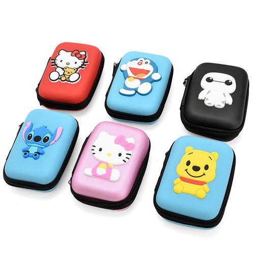 Bóp Đựng Sạc, Tai Nghe Loại Dài Chữ Nhật