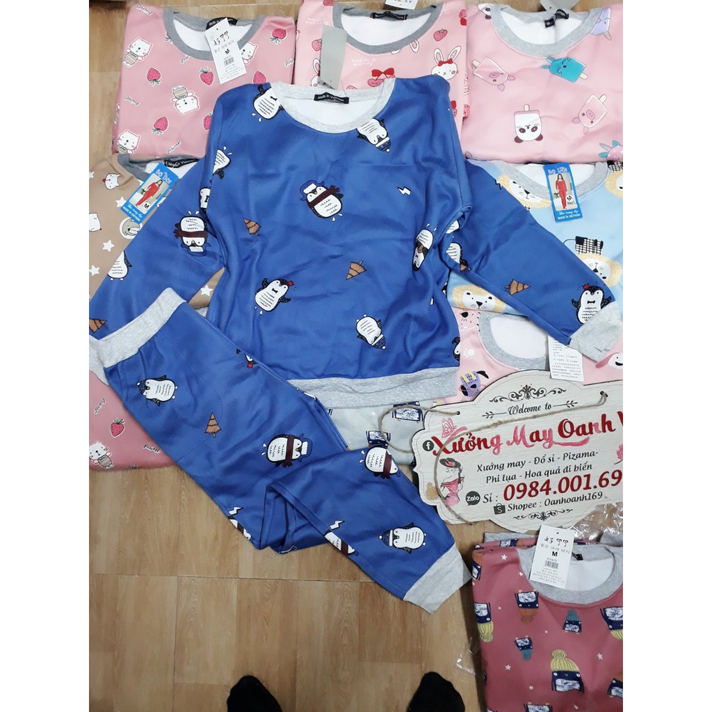 [Rẻ Vô Địch] Bộ Nỉ Bông Nhiều Hòa Tiết Chất Nỉ Lót Lông Qc Dày Dặn (giao mẫu ngẫu nhiên)-HTC_SPORT | BigBuy360 - bigbuy360.vn