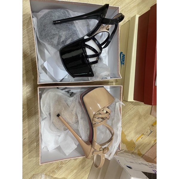 Sandal đế đúp 15cm kèm video và ảnh thật