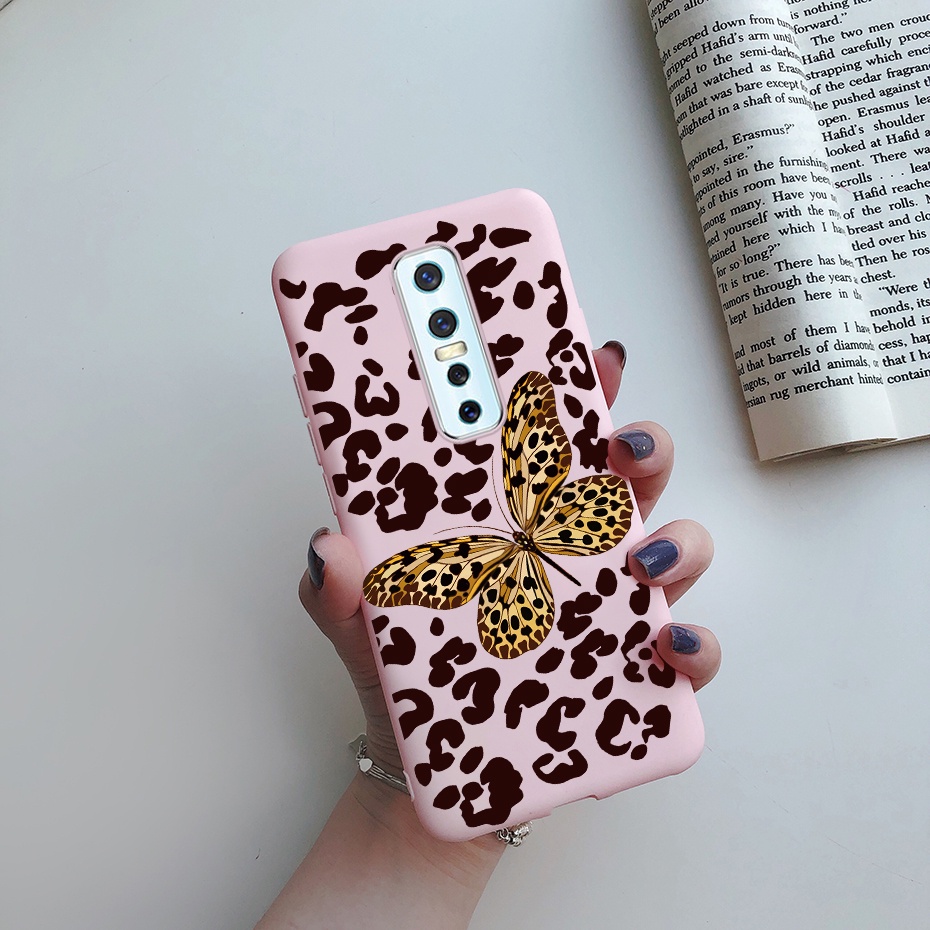 Ốp Điện Thoại TPU Silicone Mềm Hình Mèo Xinh Xắn Cho VIVO V17 Pro 1910