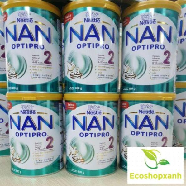 Combo 3 lon Sữa NAN OPTIPRO 2 Mẫu Mới 400g (Date 2021)