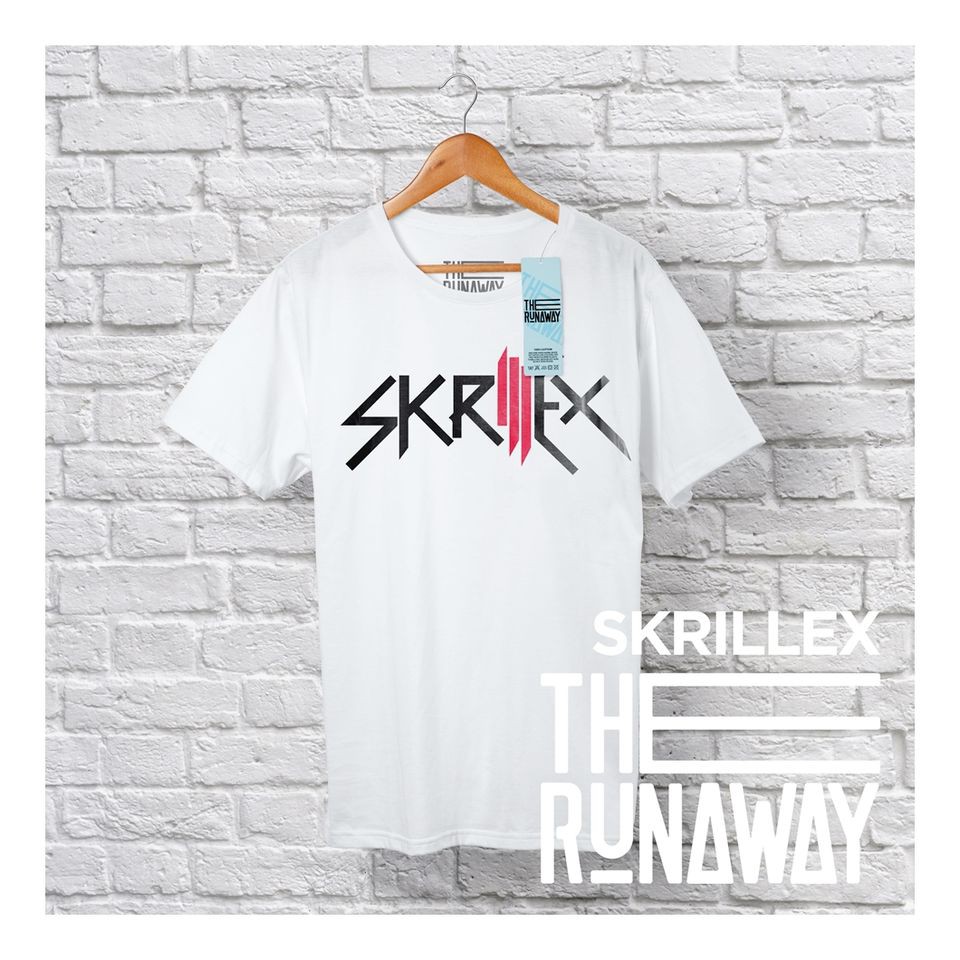 Áo phông Cotton 100% Nam / Nữ  DJ EDM Raver: Skrillex by The Runaway