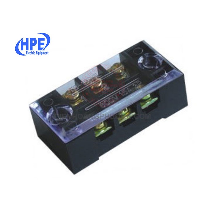 Cầu nối dây điện 3 pha 15A - DOMINO đấu dây diện