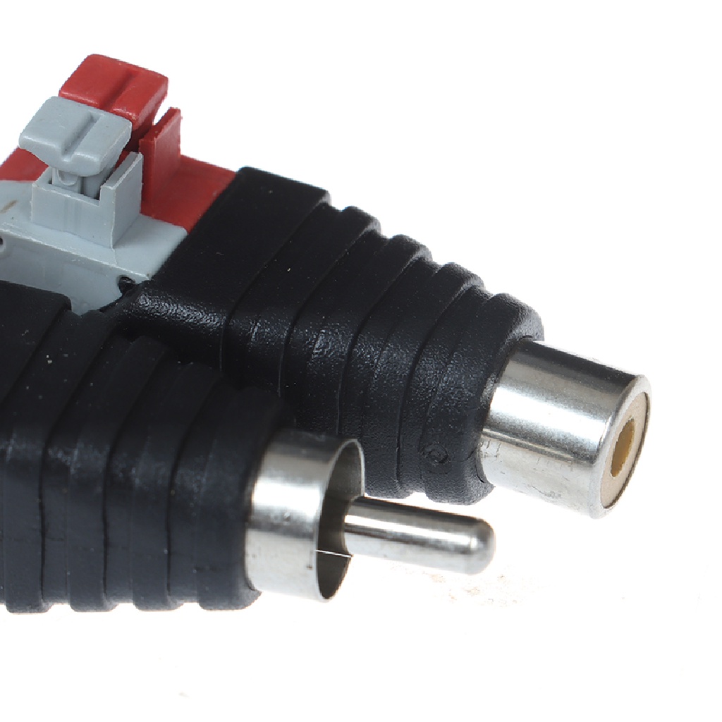 Đầu nối dây cáp âm thanh JETTING RCA A/V đầu cắm sang lỗ cắm dạng nhấn tiện dụng
