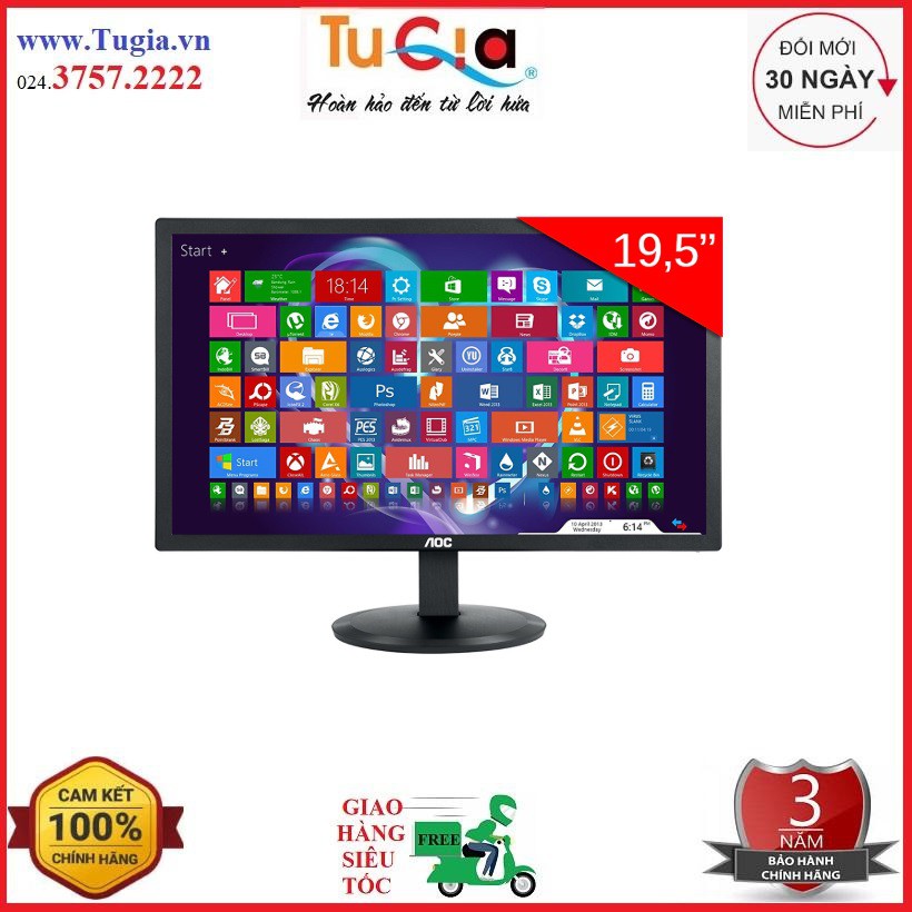 Màn Hình AOC I2080SW 20inch HD 5ms 60Hz IPS - Hàng Chính Hãng