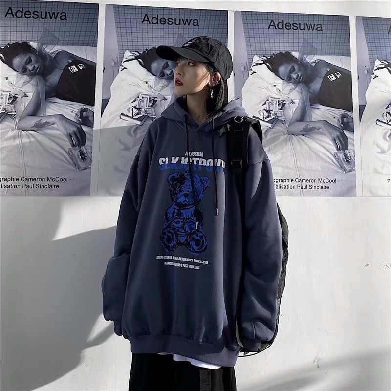 Áo hoodie gấu TEDDY chất vải nỉ bông ấm áp | BigBuy360 - bigbuy360.vn