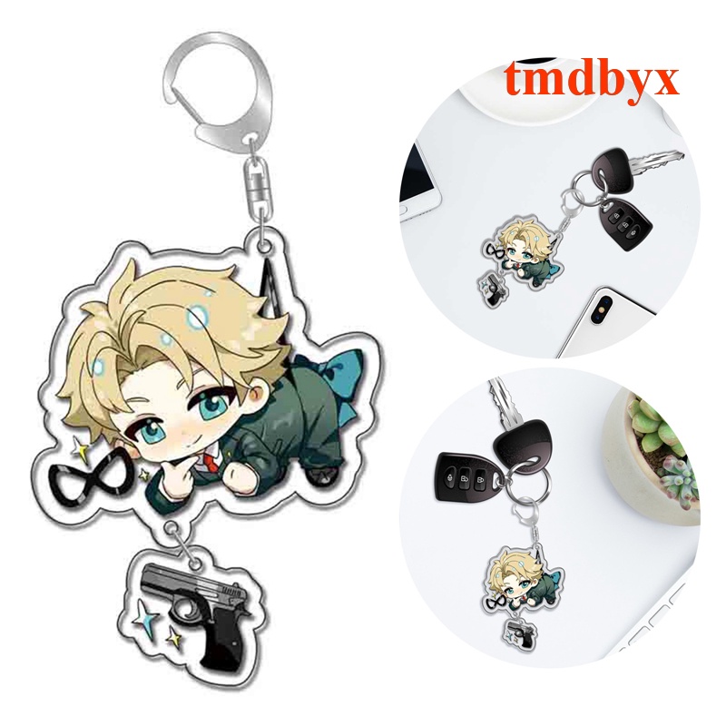 Móc Khóa Nhựa Acrylic Hình Lénén X FAMILY Độc Đáo