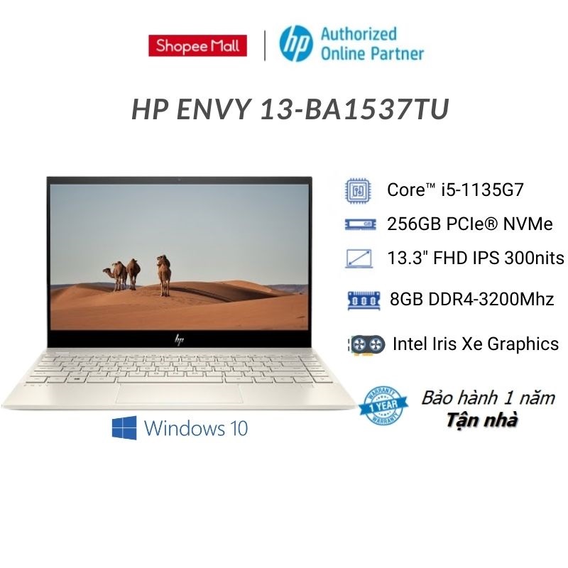 
                        Laptop HP Envy 13ba1537TU / ba1536TU (Core i5 1135G7)
                    