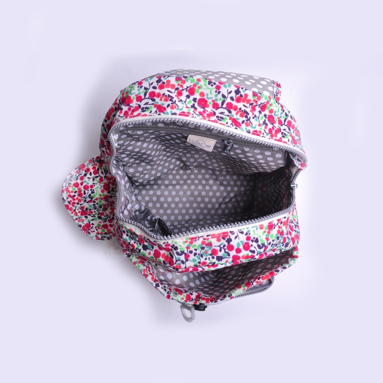 KIPLING Ba Lô Đi Học Chất Liệu Nylon 100% Chính Hãng Dành Cho Nữ
