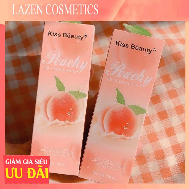 Kem Nền Che Khuyết Điểm Lâu Trôi KISS BEAUTY Peachy 50ml-LAZENCOSMETICS | BigBuy360 - bigbuy360.vn