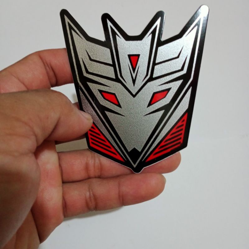 Transformer Sticker Dán Trang Trí Hình Robot Biến Hình Độc Đáo