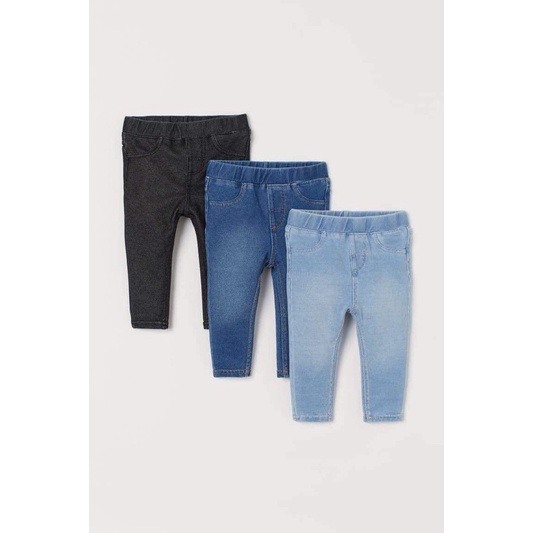 Set 3 quần tregging H&M mềm đẹp cho bé