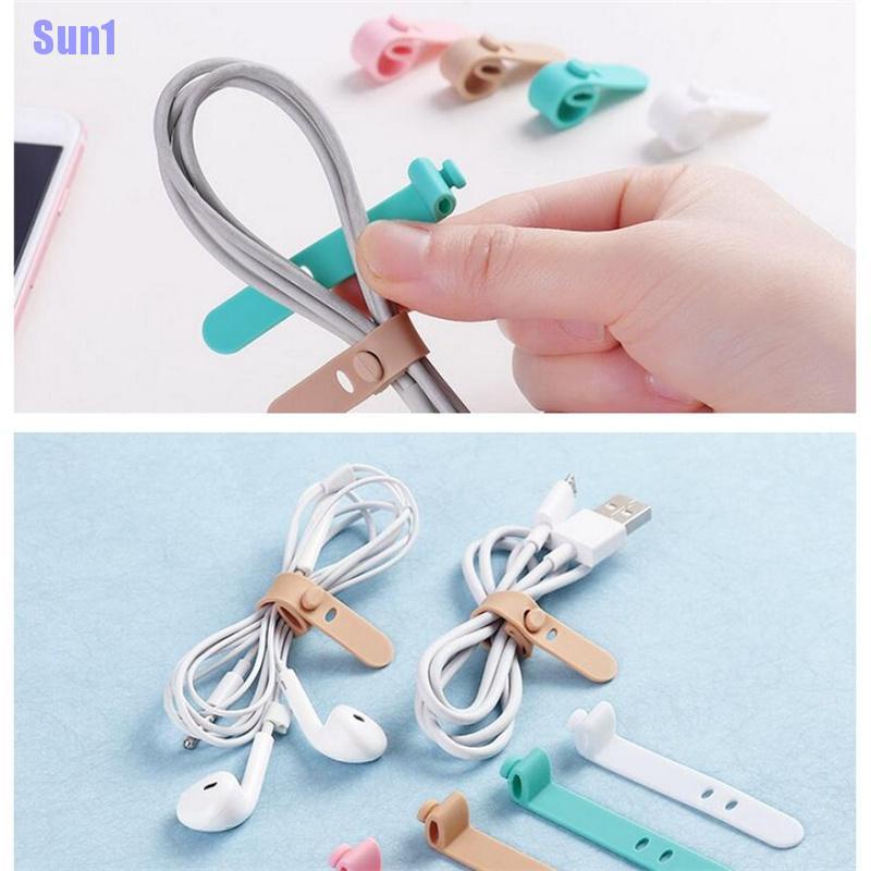Kẹp Cố Định Dây Cáp Bằng Silicone Tiện Dụng