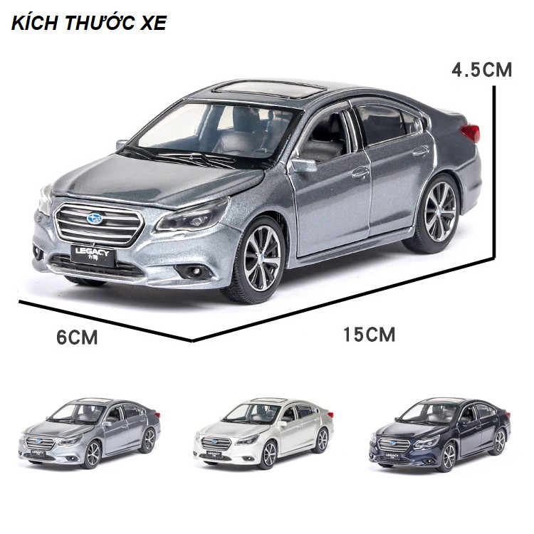 Xe mô hình ô tô SUBARU Lagecy tỉ lệ 1:32 xe mô hình làm bằng kim loại