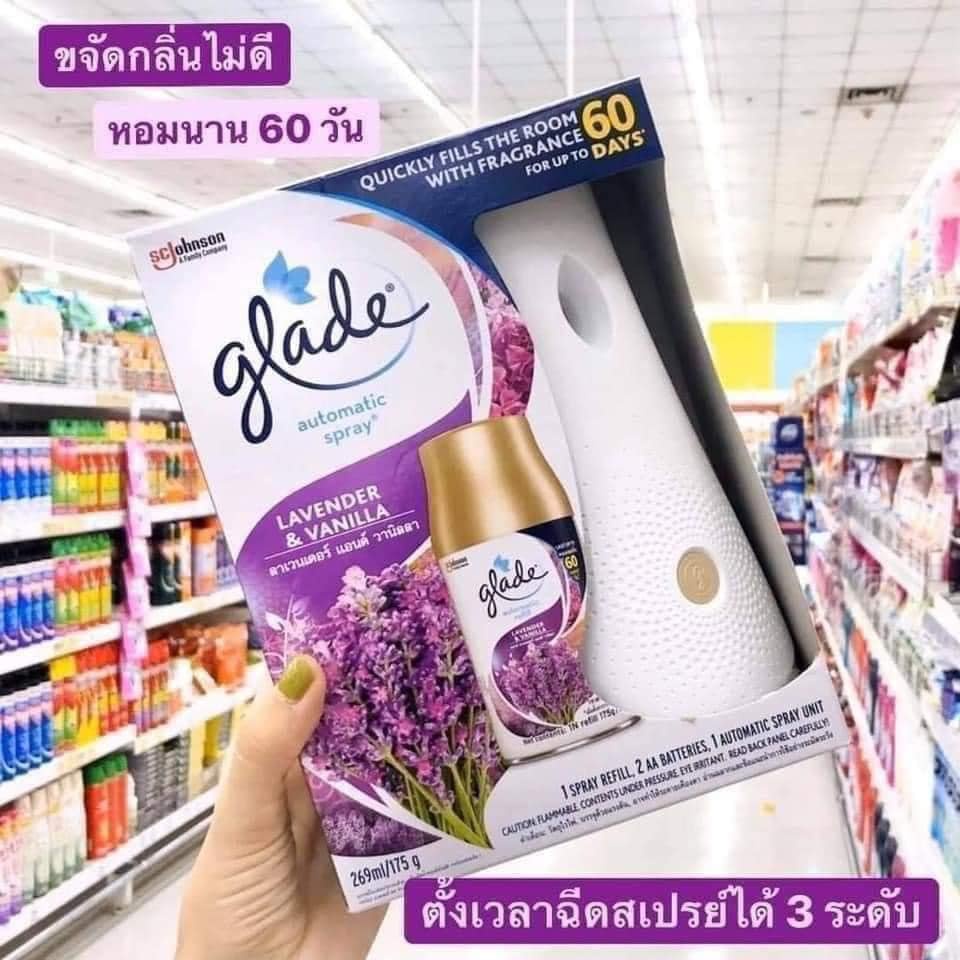 Máy Xịt Thơm Phòng Glade Tự Động 3in1 Hàng Chuẩn Thái Lan