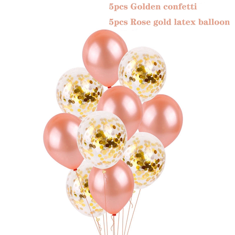 Bong bóng 12 inch màu vàng hồng dùng cho trang trí tiệc cưới/sinh nhật
