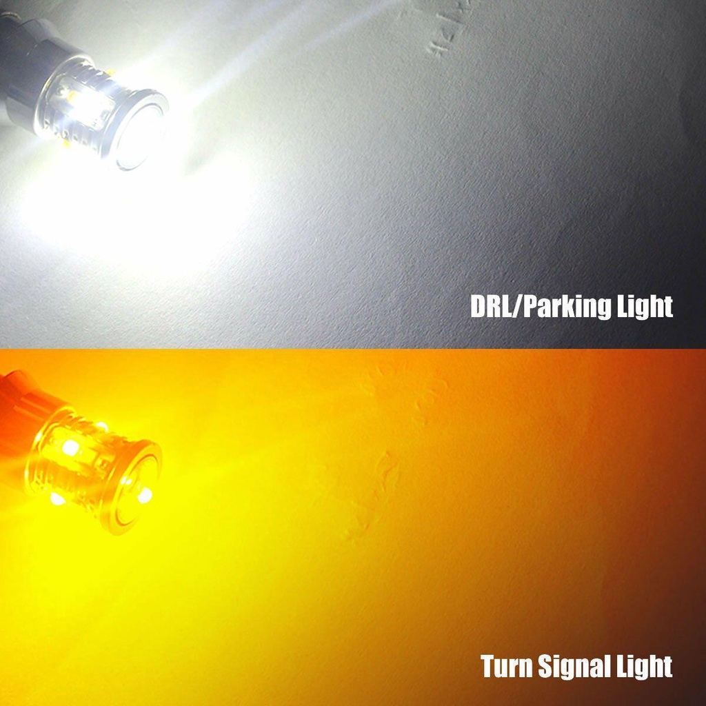 Bộ 2 Đèn LED Sương Mù Siêu Sáng 3157 7443 1157 Chuyên Dụng Cho Xe Hơi
