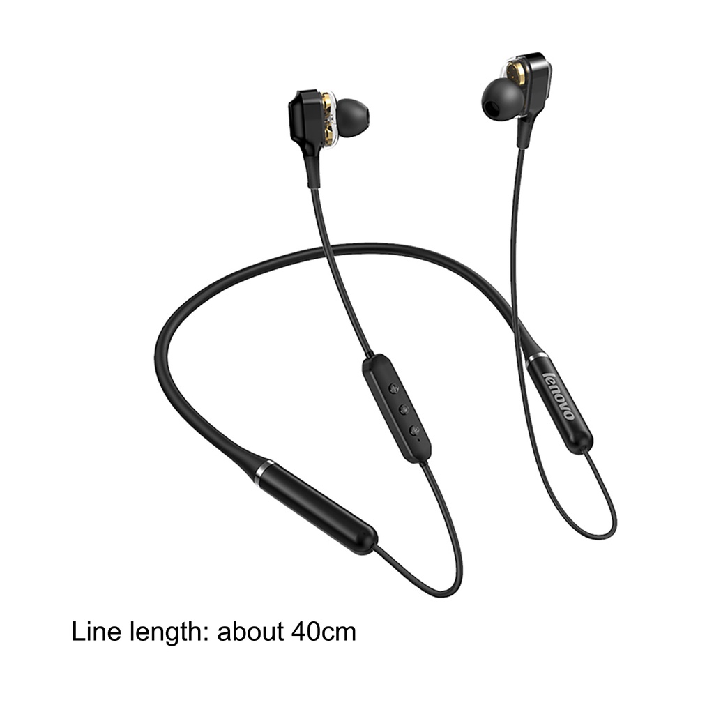 Tai nghe nhét tai không dây Lenovo XE66Pro kết nối Bluetooth 5.0 có thể sạc lại chống thấm nước IPX5 thiết kế đeo cổ