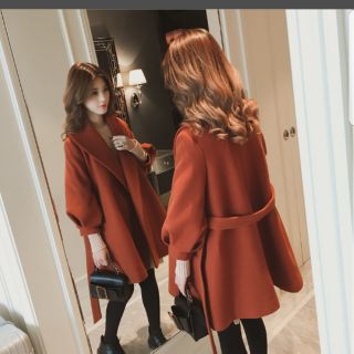ÁO KHOÁC DÀI TAY PHONG CÁCH HÀN QUỐC